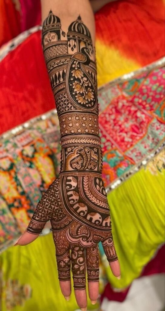Beautiful Bharwa Mehndi Designs for Hands