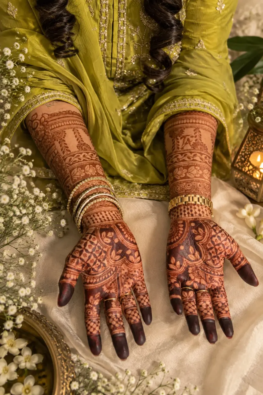 bridal mehendi design